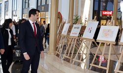 Depremzede çocukların resim sergisi açıldı