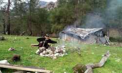 Keçileri çalınınca insanlara küstü, 17 yıldır dağda yaşıyor