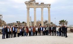 Antik kent Side’ye Başkan adayı Kara’dan anlamlı ziyaret