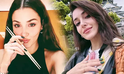 Hande Erçel’in Japonya tatilinden kareler, sevgilisiyle gezmediği ülke kalmadı