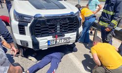 50 yıllık kamyon şoförünün refleksi hayat kurtardı