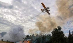 Böyle tatbikat görülmedi... Orman yangın tatbikatına 2 sikorsky helikopter ve 3 uçak da destek verdi...