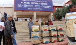 Antalya’nın o ilçelerine makine ve kovan desteği