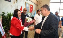 Muhtarlardan Aksu Belediye Başkanı İsa Yıldırım’a ziyaret