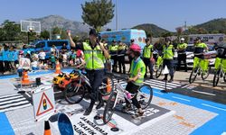 Jandarmadan uygulamalı trafik eğitimi