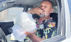 50 derecelik sıcaklıkta buza sarılıp yolculuk yaptılar