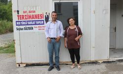 Konteyner kentin terzileri 30 yıldır işlerinin başında… Depremin ardından mesailerine devam ediyorlar