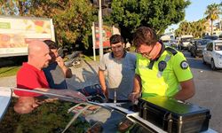 Yaralı motosiklet sürücüsü tedaviyi kabul etmedi