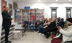 Antalya Türk Ocağı’na Sümer Ezgü konuk oldu, yoğun ilgi gördü
