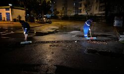 ASAT ekiplerinden gece boyu yağmur mesaisi