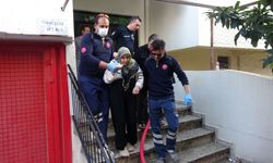 Yangında mahsur kalan komşuları için gözyaşı döktü