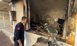 Isıtıcıdan çıkan yangında evi kullanılamaz hale geldi