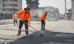 Kazanlı'da yol çalışmaları başladı