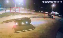 Milletvekili Yurdunuseven'in yaralandığı kaza güvenlik kamerasında