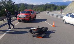 Polis memurunun hayatını kaybettiği motosiklet kazası kask kamerasında