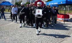 Kanser tedavisi görürken yaşamını yitiren başpolis son yolculuğuna uğurlandı
