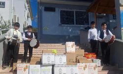 Bozyazı'daki okullardan anlamlı Ramazan yardımı
