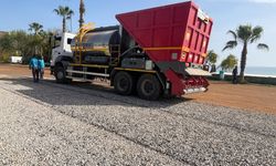 İncekum Mahallesi’nde 6 bin metrekarelik otopark alanına asfalt