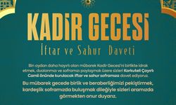Korkuteli Belediyesi’nden Kadir Gecesi’ne özel iftar ve semazen gösterisi