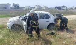 Manavgat'ta meydana gelen kazada, yaralı sürücü hastaneye gitmeyi reddetti