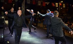 Kepezli muhtarlardan harmandalı gösterisi