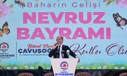 Denizli’de nevruz ateşi yandı