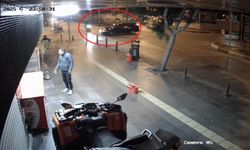 Otomobille çarpışan motosikletteki 2 kişi havaya uçup metrelerce sürüklendi