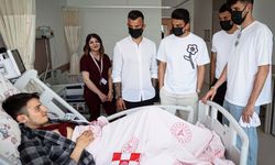 Tedavi gören çocukların bayramı hastanede kutlandı