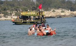 Bayram tatili 9 gün olunca deniz keyfi erken başladı