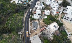 Bodrum Dereköy-Peksimet yolu yenilendi