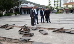 Cumhuriyet Meydanı’nda tadilat çalışması başladı
