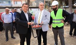 Başkan Kaya, Erbeyli İlkokulu için düğmeye bastı