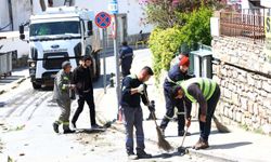 Gümbet Mahallesi'nde yaz sezonu öncesi 2 bin 250 kilogram atık toplandı