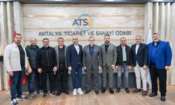 ANTSİAD olağanüstü genel kurul sonrası ilk ziyaretini ATSO’ya yaptı