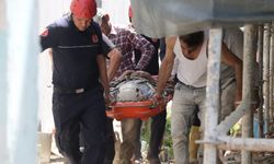 İnşaat işçisi villanın jeneratör odasına düşüp yaralandı