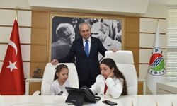 Kepez’de başkanlık koltuğu 23 Nisan’da çocukların