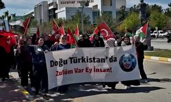 Gazze’ye destek yürüyüşü