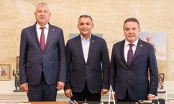 Adana ve Antalya Büyükşehir Belediye başkanları, Başkan Kara’ya ziyaret