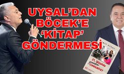 Uysal’dan Böcek’e ‘kitap’ göndermesi
