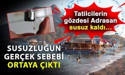 Tatilcilerin gözdesi Adrasan susuz kaldı… Susuzluğun gerçek sebebi ortaya çıktı