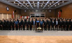 Antalya Emniyet Müdürlüğü'nde rütbe terfi töreni düzenlendi