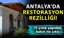 Antalya’da 75 yıllık camiiye saç minare