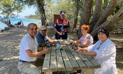 Aydın jandarmasından Milli Park'ta çevre bilinci seferberliği