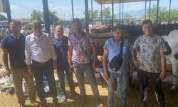 Başkan Künkcü’den hayvan pazarına ziyaret