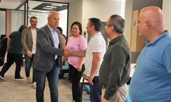 Başkan Özçelik’ten tüm birimlere bayramlaşma ziyareti
