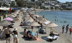 Bodrum sahilleri tıklım tıklım