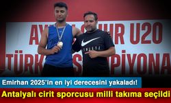 Emirhan 2025’in en iyi derecesini yakaladı! Antalyalı cirit sporcusu milli takıma seçildi