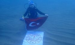 Deniz kaplumbağaları için deniz dibi temizliği yapıldı