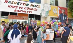 Kepez’in kreşlerinde karne sevinci