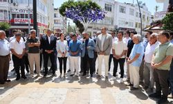 Manavgat'ta Başkan Niyazi Nefi Kara'dan bayramlaşma
